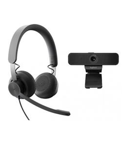 Logitech Wired Personal Video CollabKit - GRAPHITE - EMEA - TEAMS