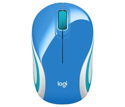 Logitech® Wireless Mini Mouse M187 - BLUE - 2,4GHZ