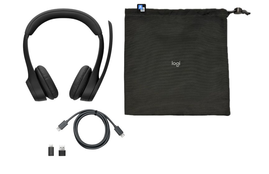 Logitech Zone 305 headset - Teams Receiver - GRAPHITE - EMEA