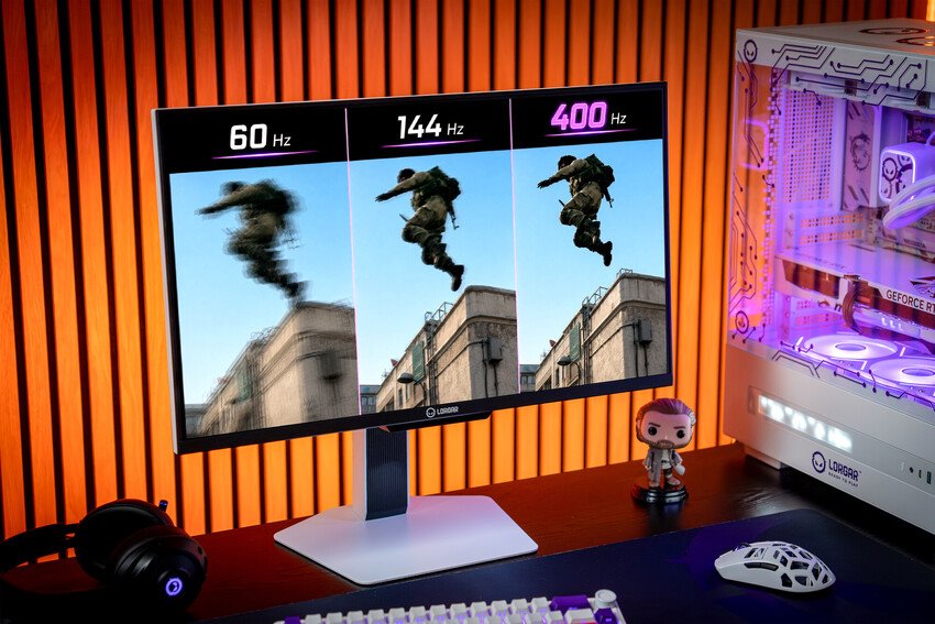 LORGAR herní monitor 25LP1 PRO, 24,5'', 400 Hz, Bílý