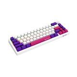 LORGAR Klávesnice KBP70MW, mechanická, bezdrátová herní, bílá, CS