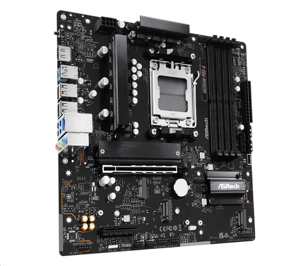 MB Asrock A620AM PRO-A /AM5/4xDDR5/M.2/HDMI/mATX