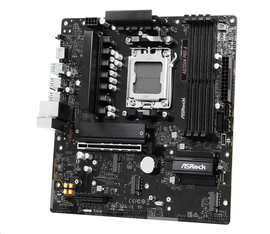 MB Asrock A620AM PRO-A /AM5/4xDDR5/M.2/HDMI/mATX