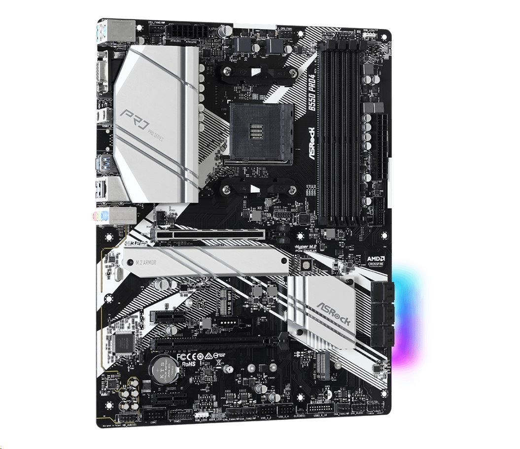 MB Asrock B550 PRO4 /AM4/4xDDR4/M.2/HDMI/D-sub/ATX