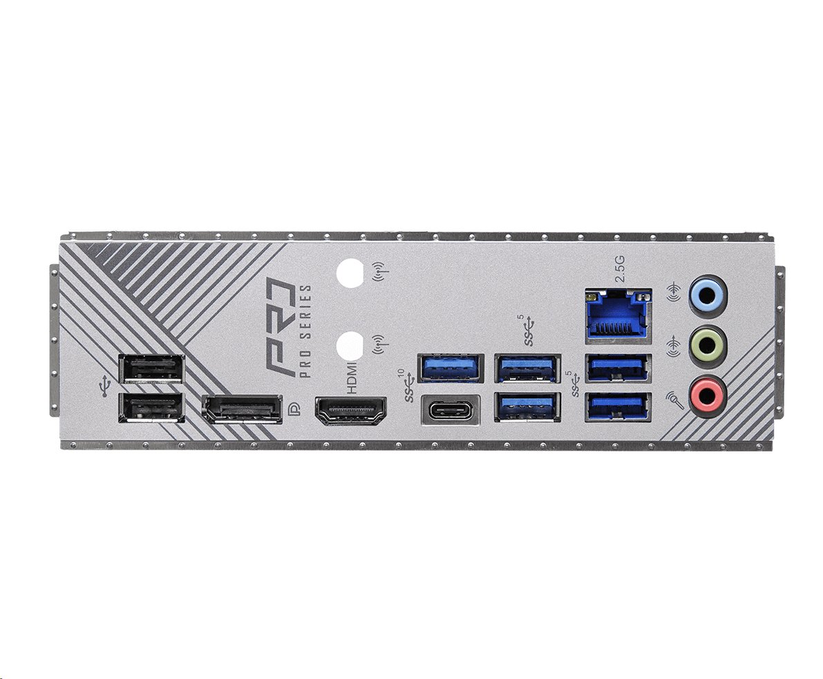 MB Asrock B760 PRO RS /LGA1700/4xDDR5/M.2/HDMI/DP/eDP/ATX