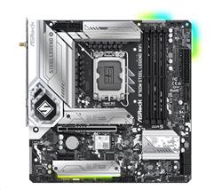 MB Asrock B760M STEEL LEGEND WIFI /LGA1700/4xDDR5/M.2/W6E+BT5.3/HDMI/DP/eDP/mATX
