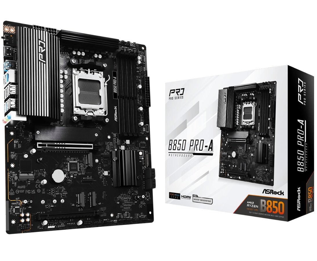 MB Asrock B850 PRO-A /AM5/4xDDR5/M.2/HDMI/USB-C/ATX