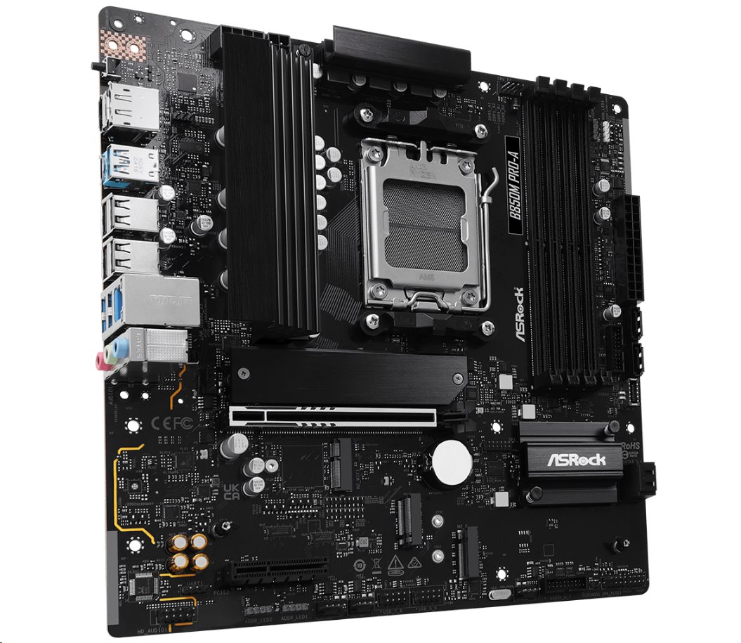 MB Asrock B850M PRO-A /AM5/4xDDR5/M.2/HDMI/DP/mATX
