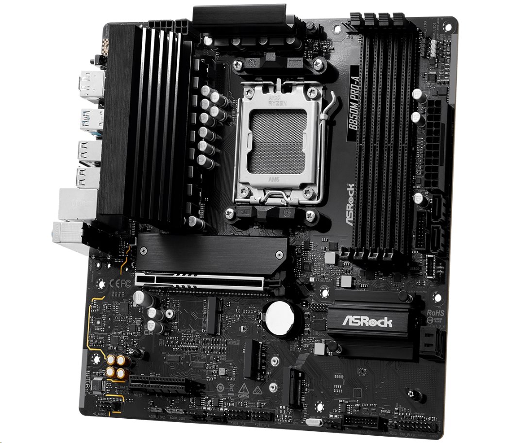 MB Asrock B850M PRO-A /AM5/4xDDR5/M.2/HDMI/DP/mATX