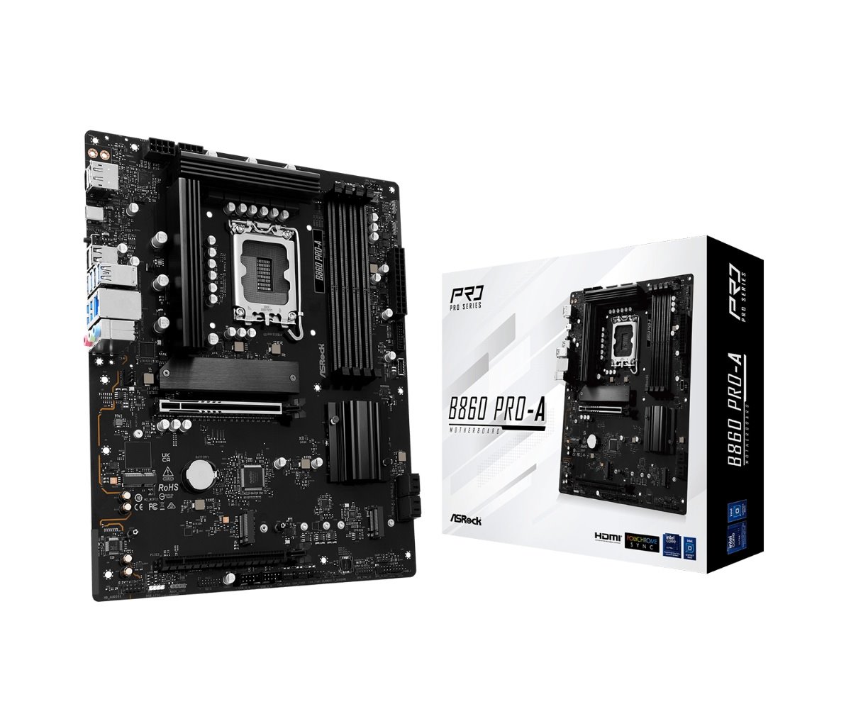 MB Asrock B860 PRO-A /LGA1851/4xDDR5/M.2/HDMI/DP/ATX
