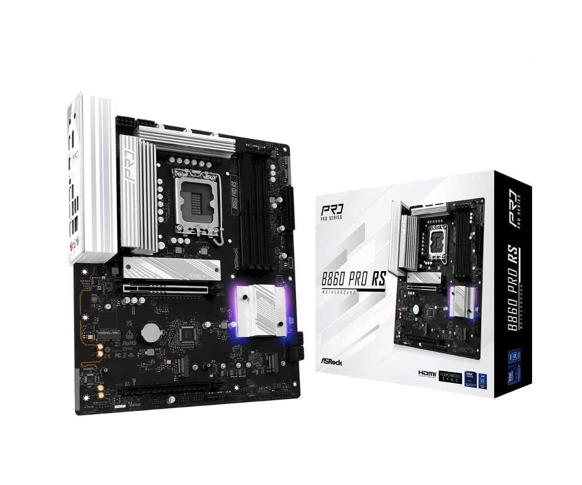 MB Asrock B860 PRO RS /LGA1851/4xDDR5/M.2/HDMI/DP/ATX