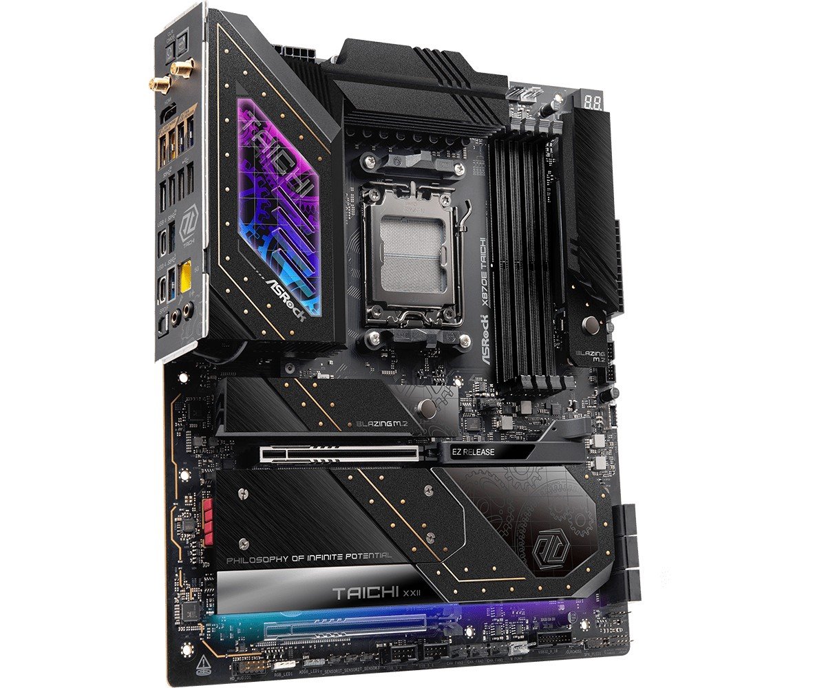 MB Asrock X870E TAICHI /AM5/4xDDR5/M.2/W7+BT5.4/HDMI/USB4/E-ATX