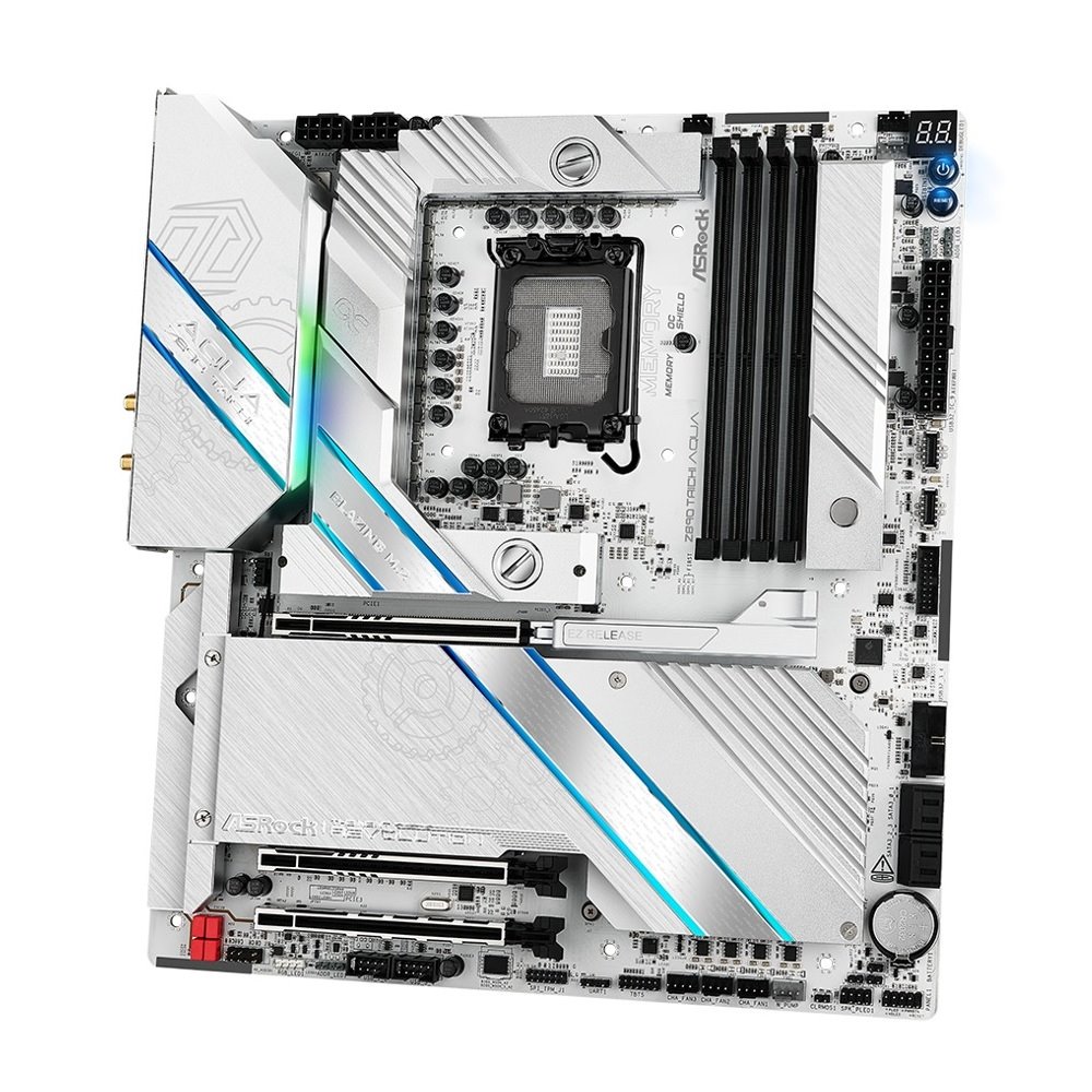 MB Asrock Z890 TAICHI AQUA /LGA1851/4xDDR5/M.2/W7+BT5.4/USB4/ATX/Silver