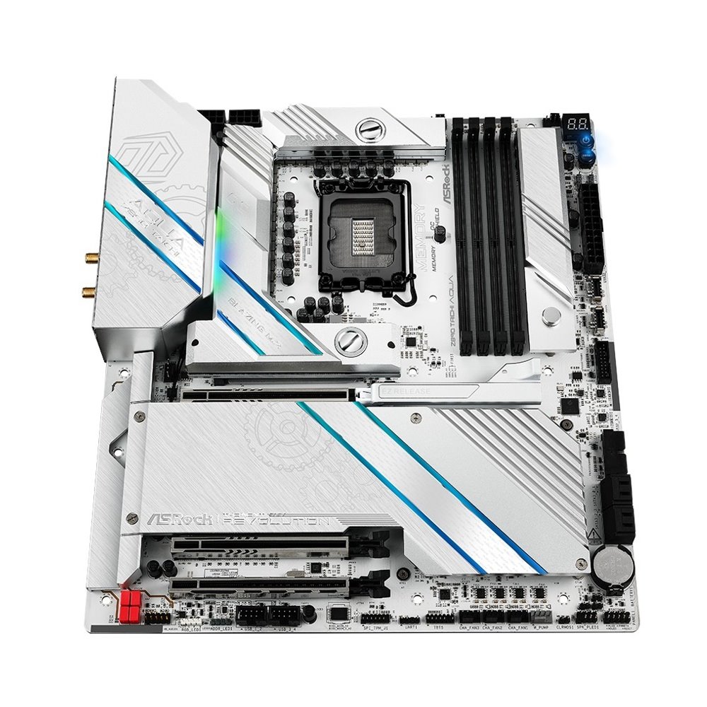 MB Asrock Z890 TAICHI AQUA /LGA1851/4xDDR5/M.2/W7+BT5.4/USB4/ATX/Silver