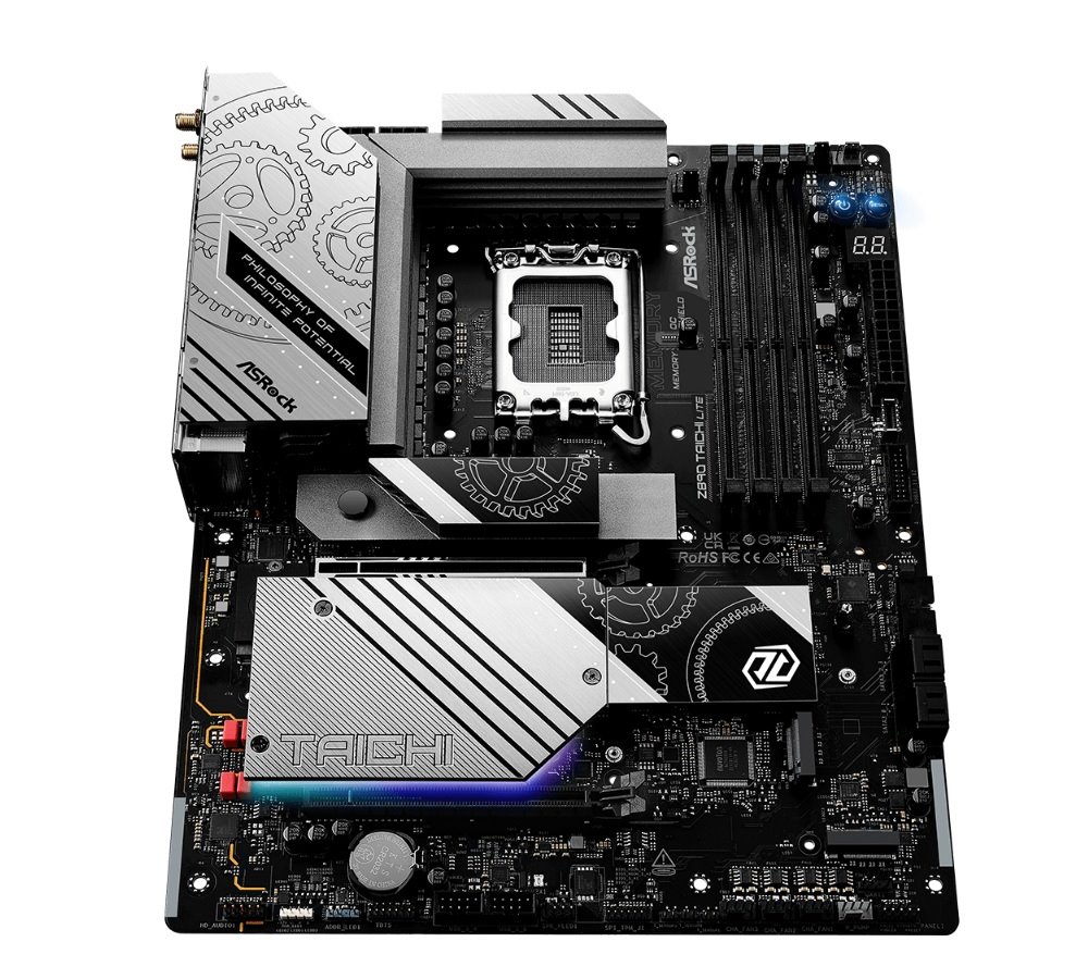 MB Asrock Z890 TAICHI LITE /LGA1851/4xDDR5/M.2/W7+BT5.4/HDMI/TB4/ATX