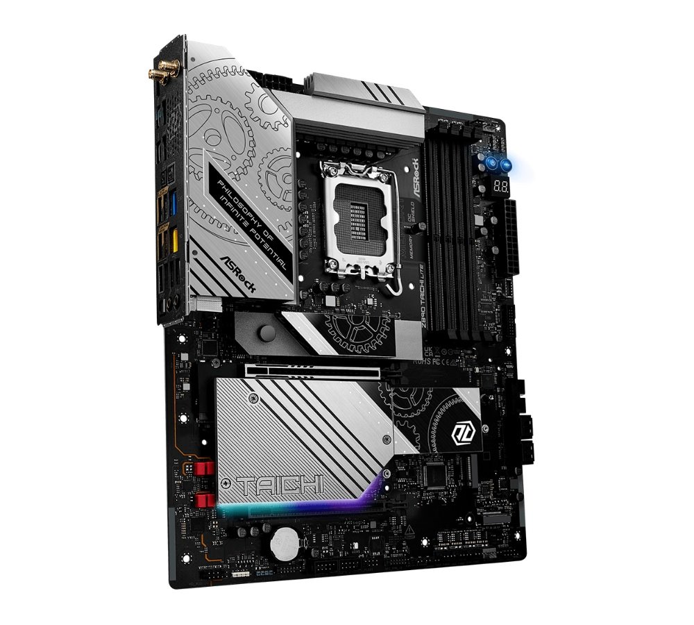 MB Asrock Z890 TAICHI LITE /LGA1851/4xDDR5/M.2/W7+BT5.4/HDMI/TB4/ATX