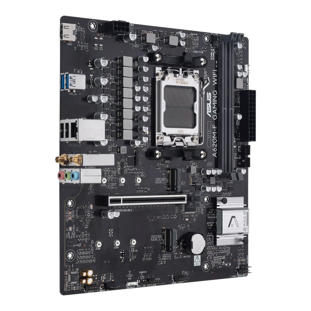 MB ASUS A620M-F Gaming WIFI /AM5/2xDDR5/M.2/W6+BT5.3/HDMI/mATX