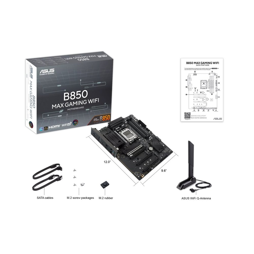 MB ASUS B850 Max Gaming WIFI /AM5/4xDDR5/M.2/W6E+BT5.3/HDMI/DP/ATX