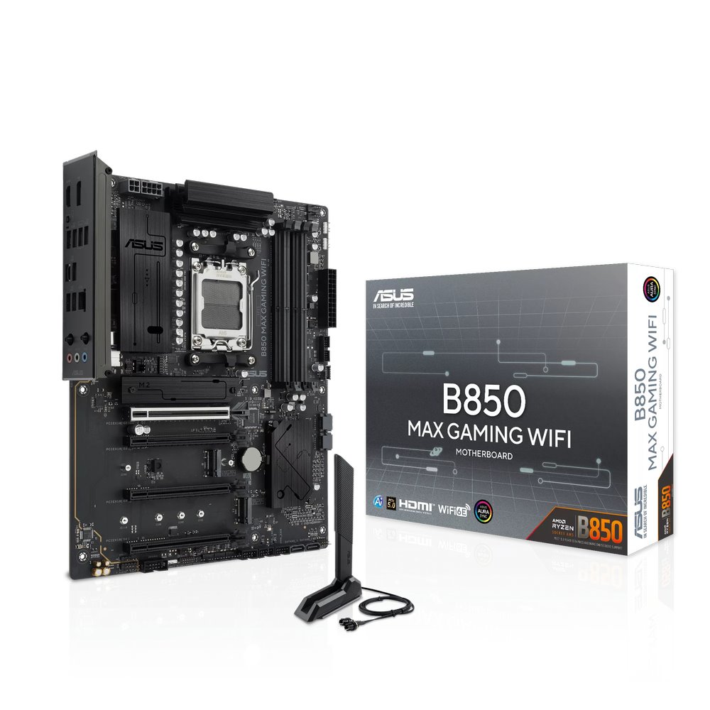 MB ASUS B850 Max Gaming WIFI /AM5/4xDDR5/M.2/W6E+BT5.3/HDMI/DP/ATX