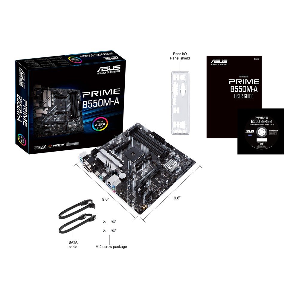 MB ASUS Prime B550M-AI /AM4/4xDDR4/M.2/HDMI/DVI-D/D-sub/mATX