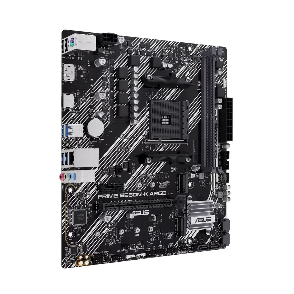 MB ASUS Prime B550M-K ARGB /AM4/2xDDR4/M.2/HDMI/DP/mATX