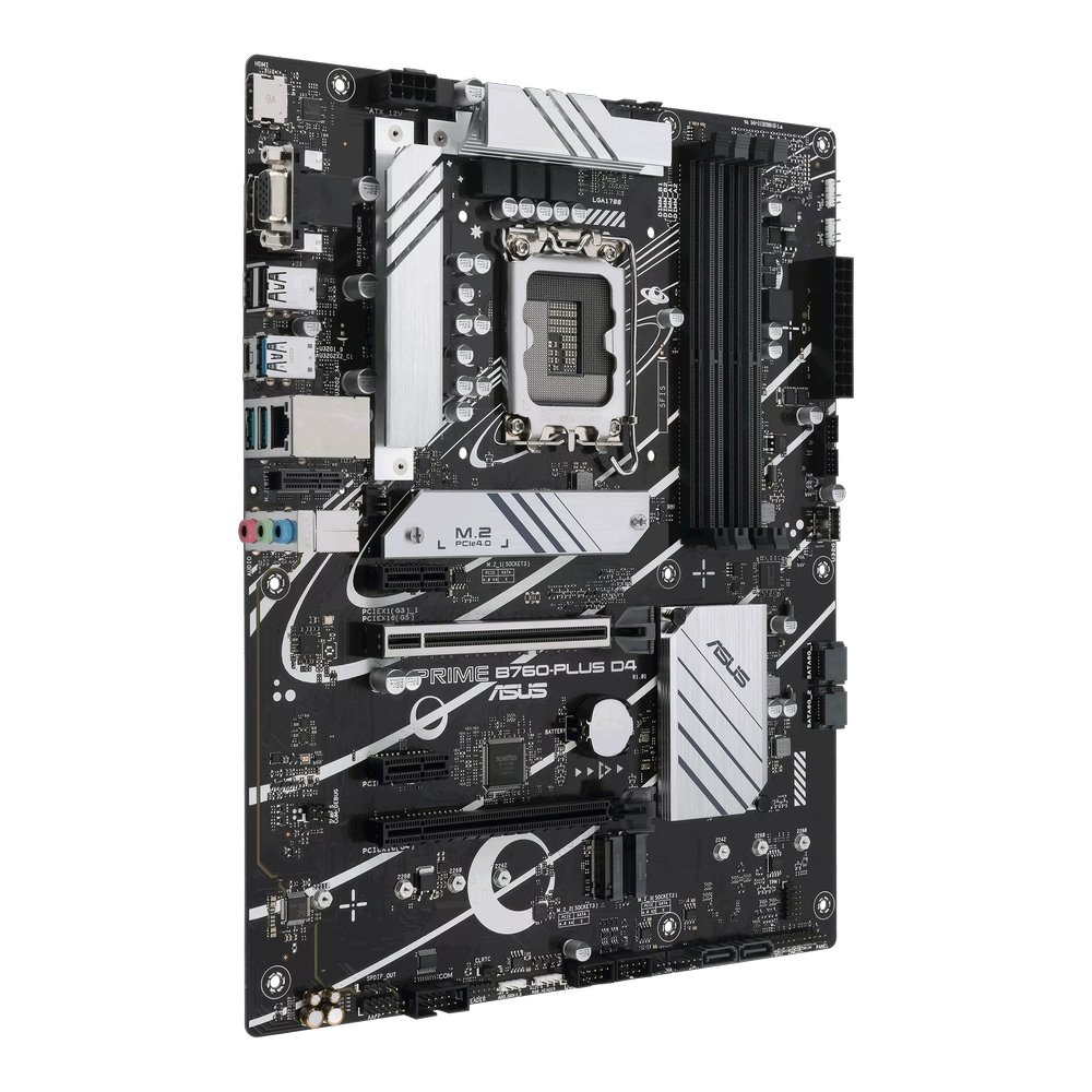 MB ASUS Prime B760-PLUS D4 /LGA1700/4xDDR4/M.2/HDMI/DP/D-sub/ATX
