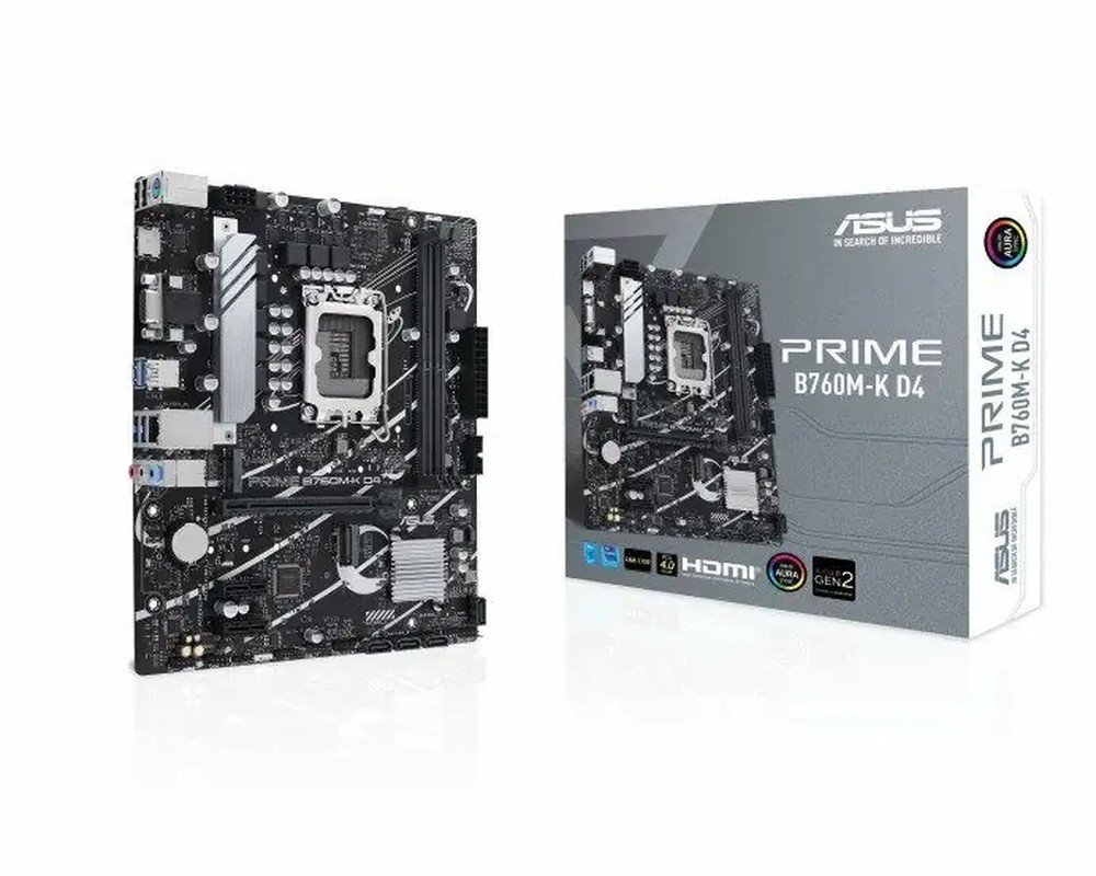 MB ASUS Prime B760M-K D4 /LGA1700/2xDDR4/M.2/HDMI/D-sub/mATX