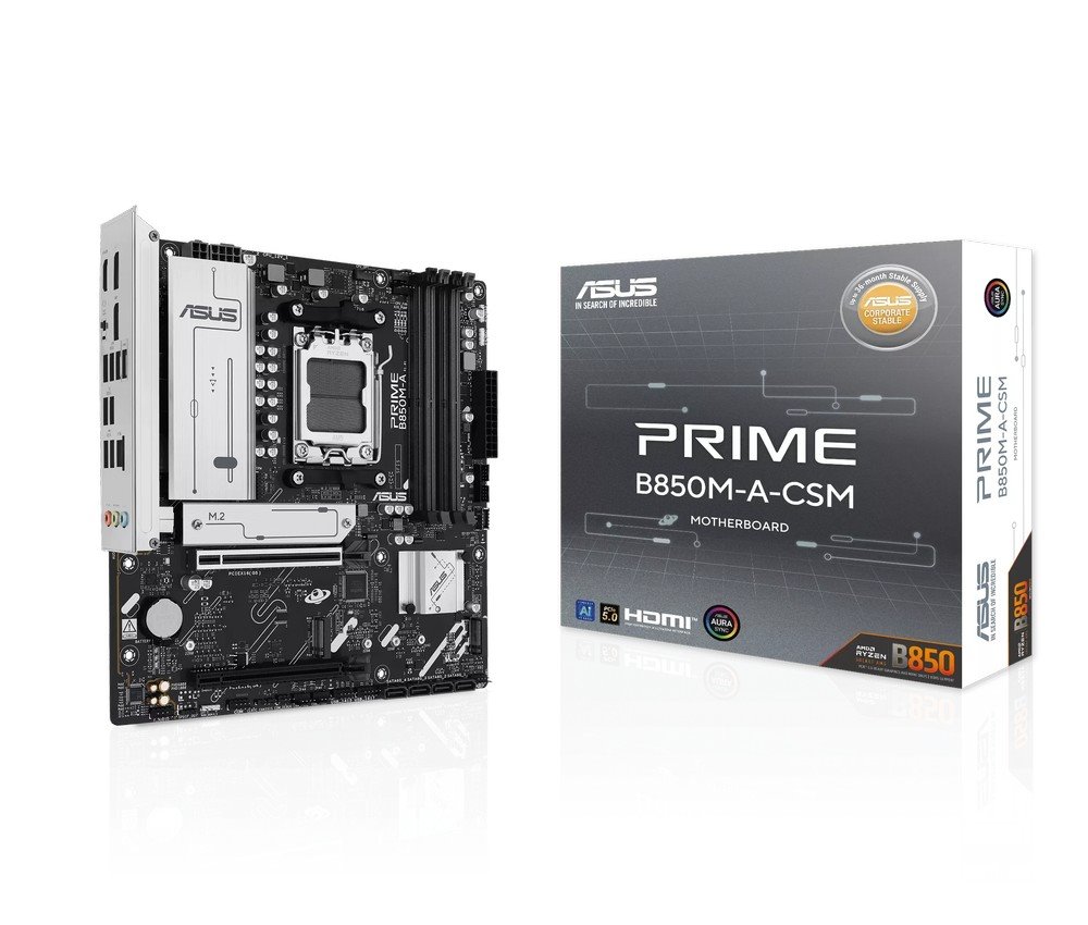 MB ASUS Prime B850M-A-CSM /AM5/4xDDR5/M.2/HDMI/DP/mATX