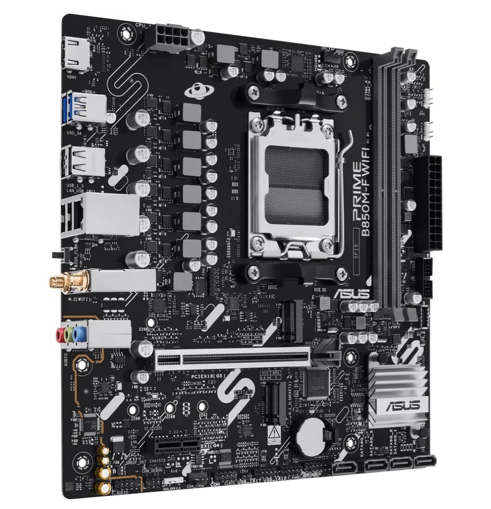 MB ASUS Prime B850M-F WIFI /AM5/2xDDR5/M.2/W6+BT5.2/HDMI/mATX