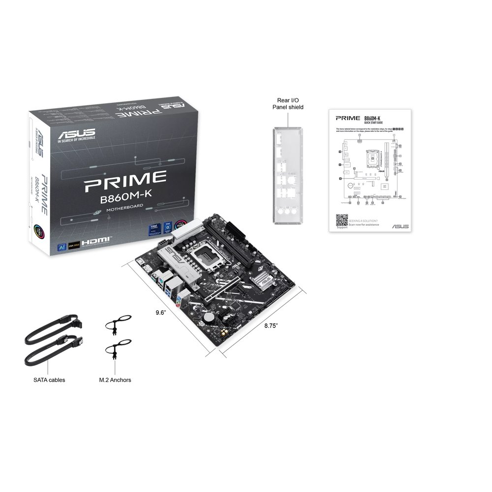 MB ASUS Prime B860M-K /LGA1851/2xDDR5/M.2/HDMI/DP/mATX