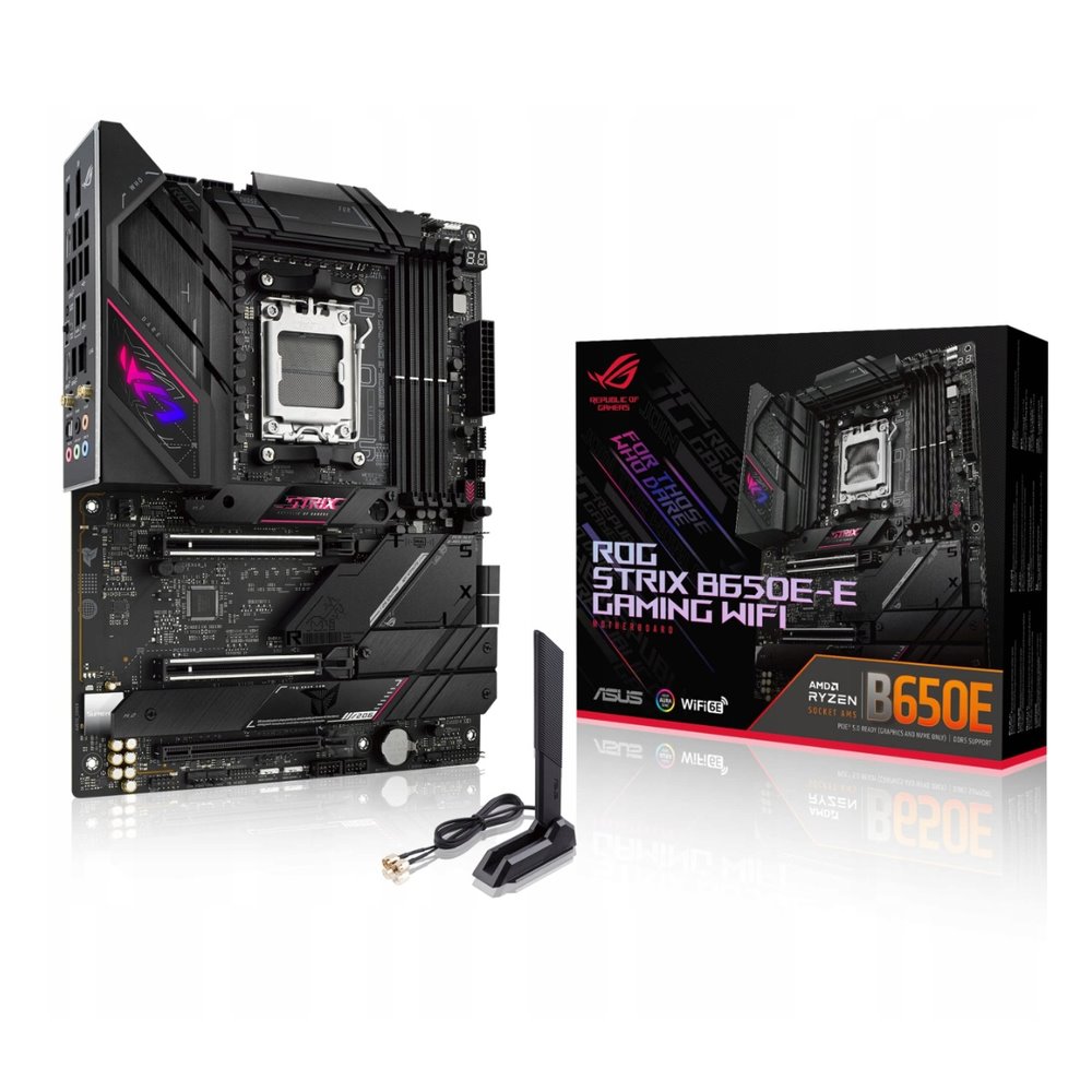 MB ASUS ROG Strix B650E-E Gaming WIFI /AM5/4xDDR5/M.2/W6E+BT5.2/HDMI/DP/ATX