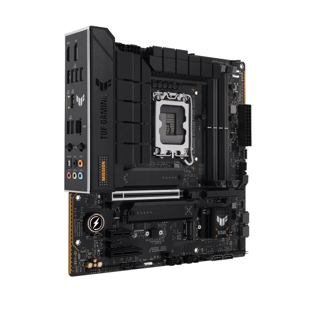 MB ASUS TUF Gaming B760M-PLUS WIFI II /LGA1700/4xDDR5/M.2/W6E+BT5.3/HDMI/DP/USB4/mATX