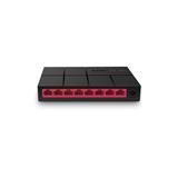 MERCUSYS MS108G 8-port 10/100/1000M mini Desktop Switch, 8 10/100/1000M RJ45 ports, Plastic case