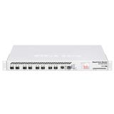 MikroTik Router L6/8x10G SFP+/1x LAN/16GB RAM/2x USB/1x RJ-45 (sériový)/dotykové LCD, Dual PSU