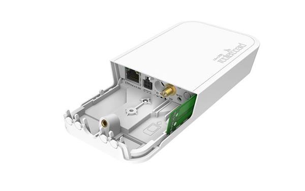 MIKROTIK RouterBOARD wAP LoRa8 kit + L4 (650MHz, 64MB RAM, 1xLAN, 1x 802.11n, 1x LTE) outdoor