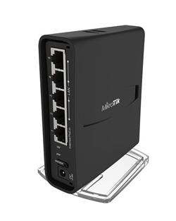 MikroTik WiFi Router + L4, 716MHz, 128MB RAM, 5xGLAN switch, 1x 2,4+5GHz 802.11ac, zdroj