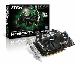 MSI VGA N460GTX Cyclone 1GD5/OC