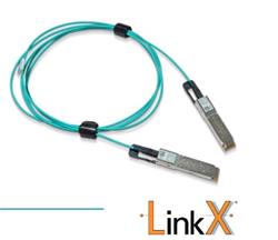 nVidia Mellanox® active fiber cable, IB HDR, up to 200Gb/s, QSFP56, LSZH, black pulltab, 30m