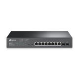 Omada 10-Port PoE+ Gigabit Smart Switch with 2 SFP Slots PORT: 8× Gigabit PoE+ Ports, 2× Gigabit SFP Slots SPEC: 802.3at