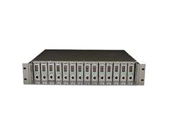 Omada 14-Slot Media Converter Chassis SPEC: 14-Slot, Rackmount FEATURE: Redundant Power Supply, Mounted Two Fans, Comp