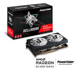 PowerColor AMD Radeon RX 6600 Hellhound 8GB GDDR6, HDMI, 3xDP
