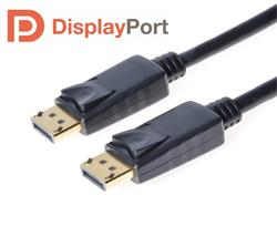 PremiumCord DisplayPort 1.2 přípojný kabel M/M, zlacené konektory, 1m