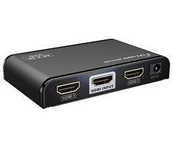 PremiumCord HDMI 2.0 splitter 1-2 porty, 4K x 2K/60Hz, FULL HD, 3D, černý