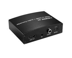 PremiumCord HDMI 4K Repeater/Extender s oddělením audia, stereo jack, Toslink, RCA