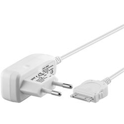 PremiumCord iPod/iPhone napájecí/nabíjecí adaptér do 230V. bílá