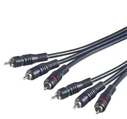 PremiumCord Kabel 3x CINCH-3x CINCH M/M 2m HQ