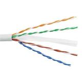 PremiumCord kabel UTP Cat6 4x2, lanko, AWG24/7, čistá měď , 305m box, plášť PVC, šedá