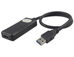 PremiumCord USB 3.0 adaptér na HDMI se zvukem, FULL HD 1080p