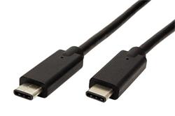 PremiumCord USB-C kabel ( USB 3.1 generation 2, 3A, 10Gbit/s ) černý, 2m