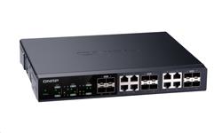 QNAP 10G switch QSW-M1208-8C (12 portu 10GbE: 4x SFP+, 8x SFP1/ NBASE-T)